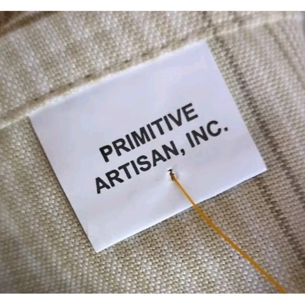 100% Cotton Striped Handloom‎ TABLECLOTH By Primitive Artisans Inc 60x60
